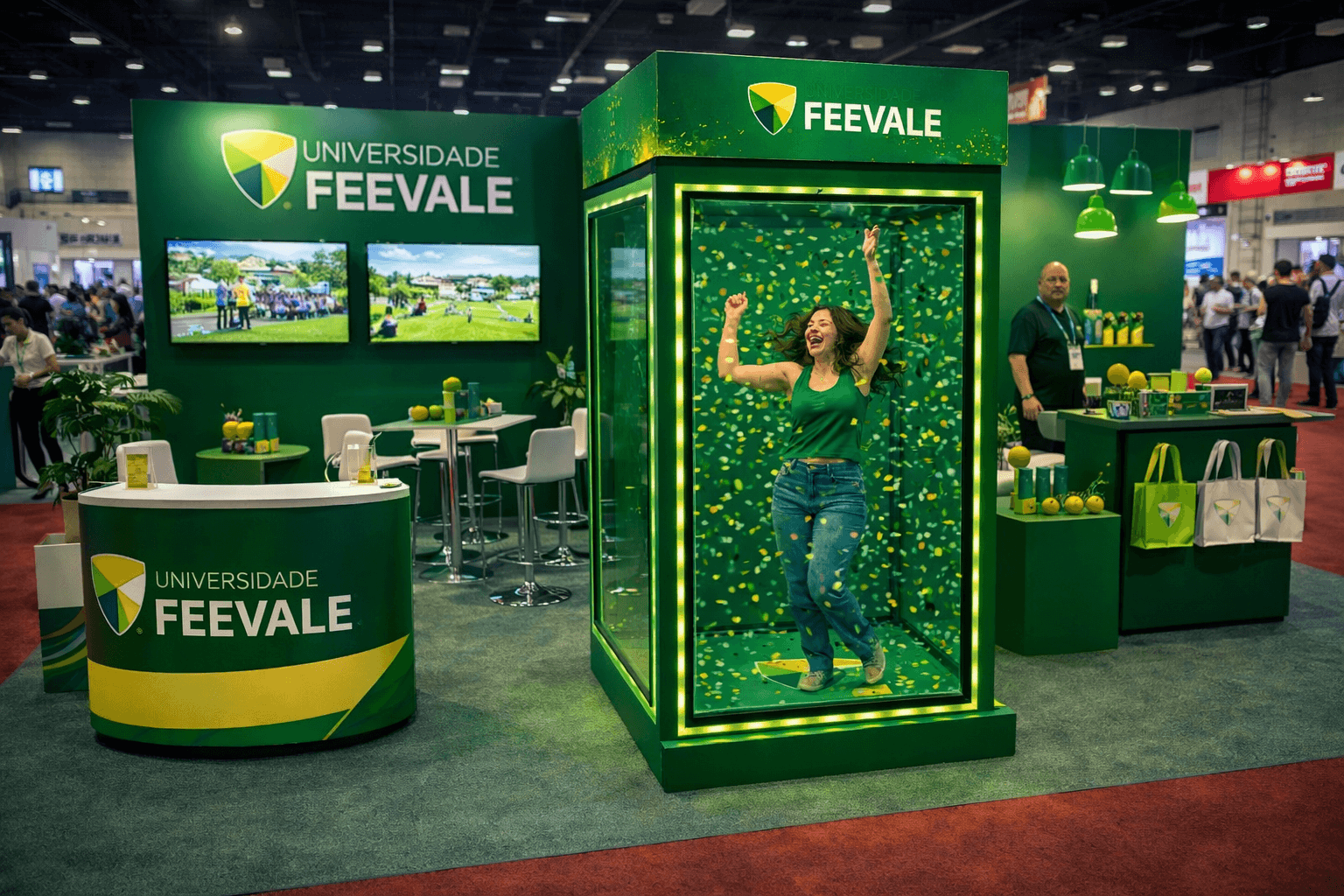 Cabine de Vento em feira porto alegre