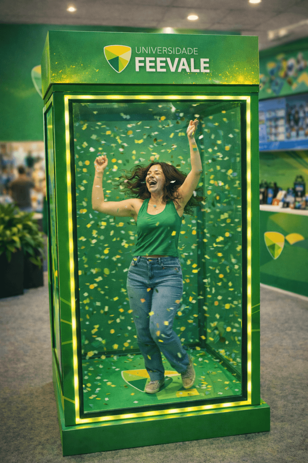 ativação Cabine de Vento porto alegre